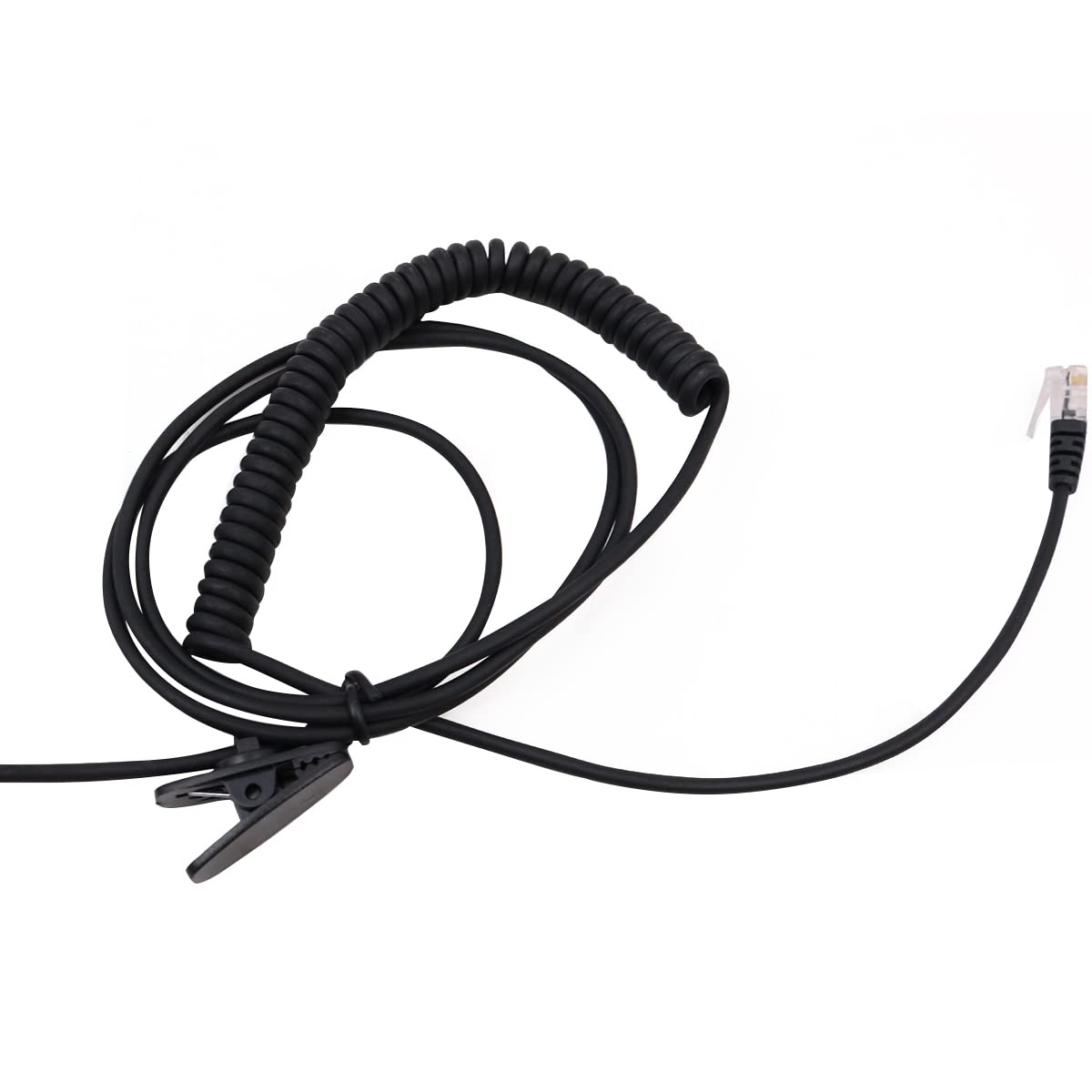 Auricular de teléfono Universal Auricular de Manos Libres de conexión Directa para teléfonos fijos con Cable - Auricular de teléfono monoaural