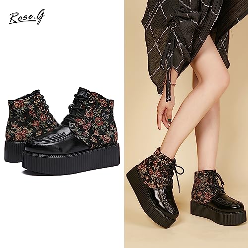 RoseG Women's Chukka Fashion Boot3