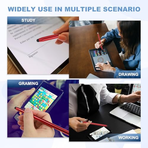 Stylets pour ordinateurs portables tactiles et smartphones PATIKIL bleu 5x - 7
