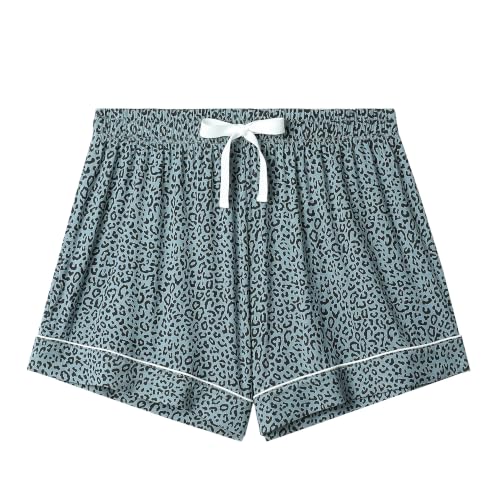 Image of Cherrydew Women's Bamboo Viscose Cooling Button Up Pajama Shorts Set