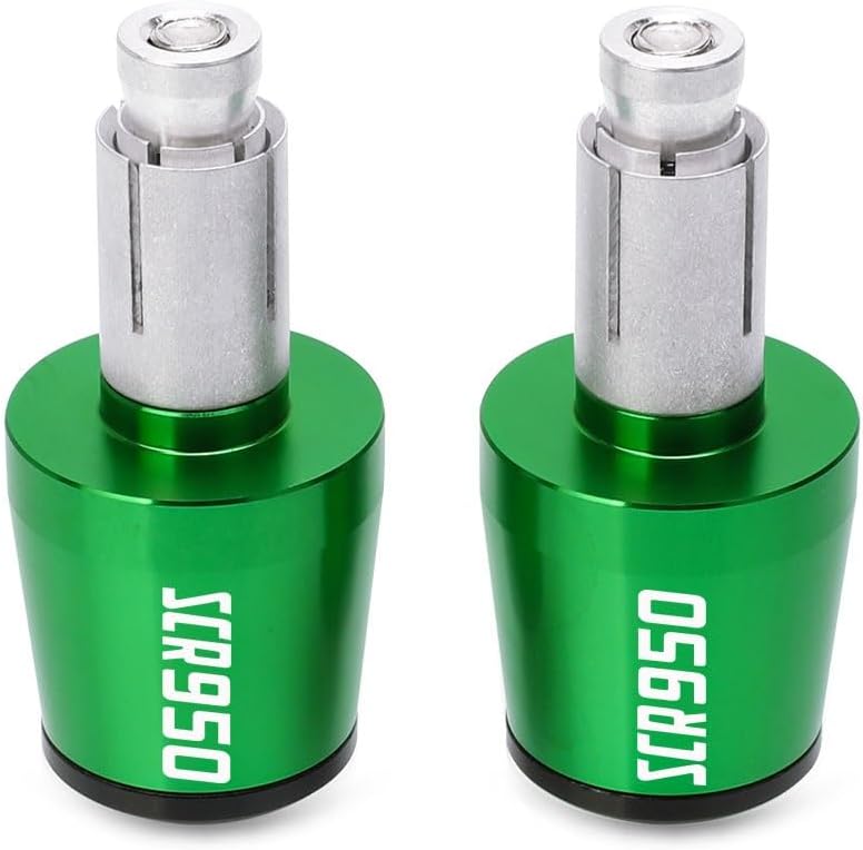 SCUUBE Handlebar Plug for Yam&ha SCR950 SCR 950 2017 2018 2019-2021 7/8" 22MM Handle Bar Ends Motorcycle Handlebar Grips End Cap Anti Vibration (Color : Green)