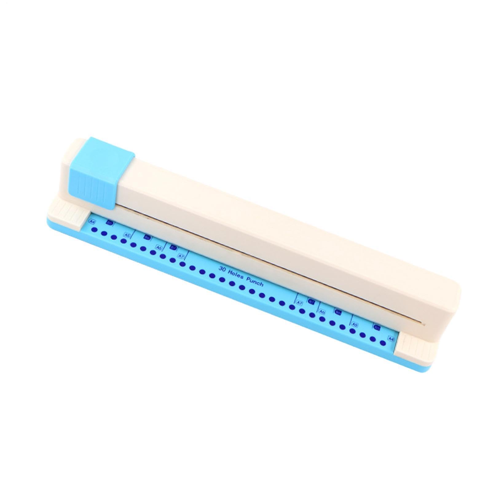 Perforadora 30 Agujeros Herramienta Ajustable Con Capacidad De 5 Hojas