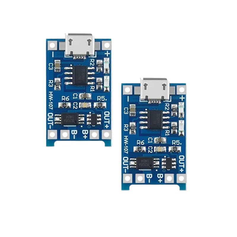 ESPtronics 2 Pc Mini TP4056 Micro USB Charging Module for Lithium-Ion Batteries – Easy DIY Power Solution-picture-39