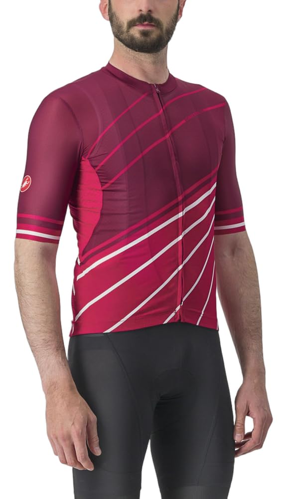 CASTELLI 4523014-421 Speed Strada Jersey Men's T-Shirt Bordeaux/Persian RED M