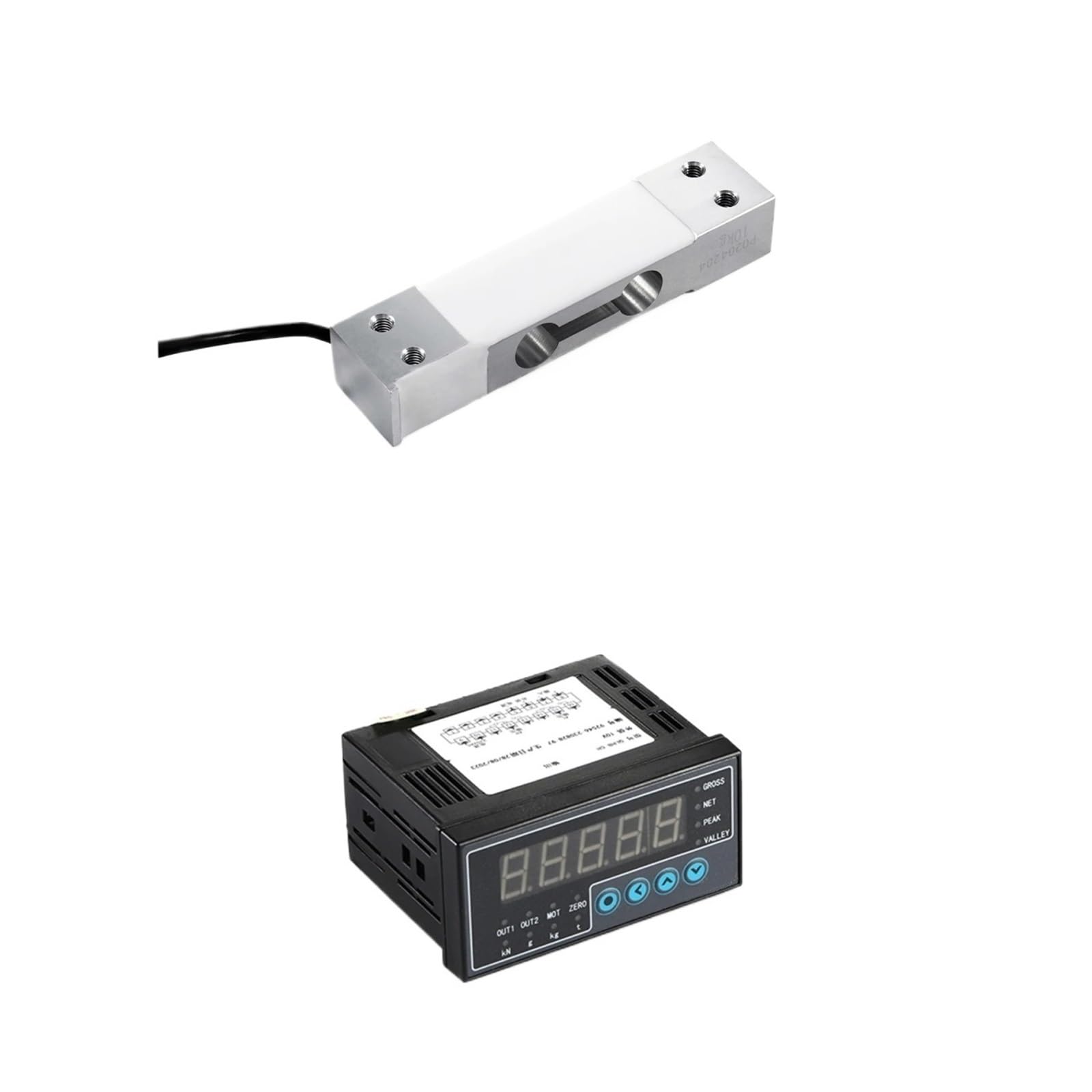 JJHQOKYNA Load Cell Sensor with Indicator Display Weighing Beam Structure Compression and Tension 6KG 10KG 20KG 40KG 80KG(6KG and Indicator)