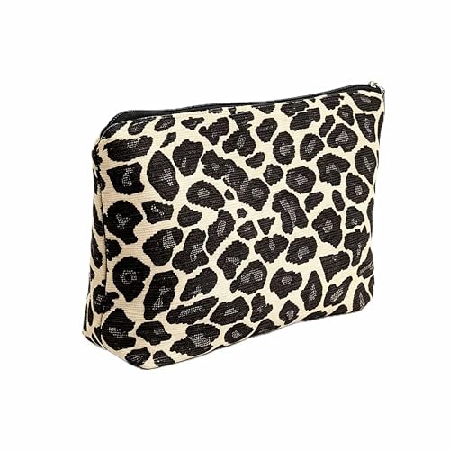 Image of NIULAA Makeup Bag Portable Travel Toiletry Bag Women Gifts,Leopard Print