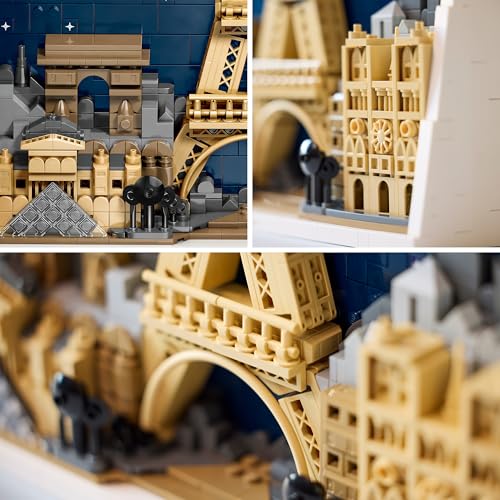 Image of LEGO Architecture Paris - City of Love - Paris Landmarks Home Decor Building Set for Adults - 21064