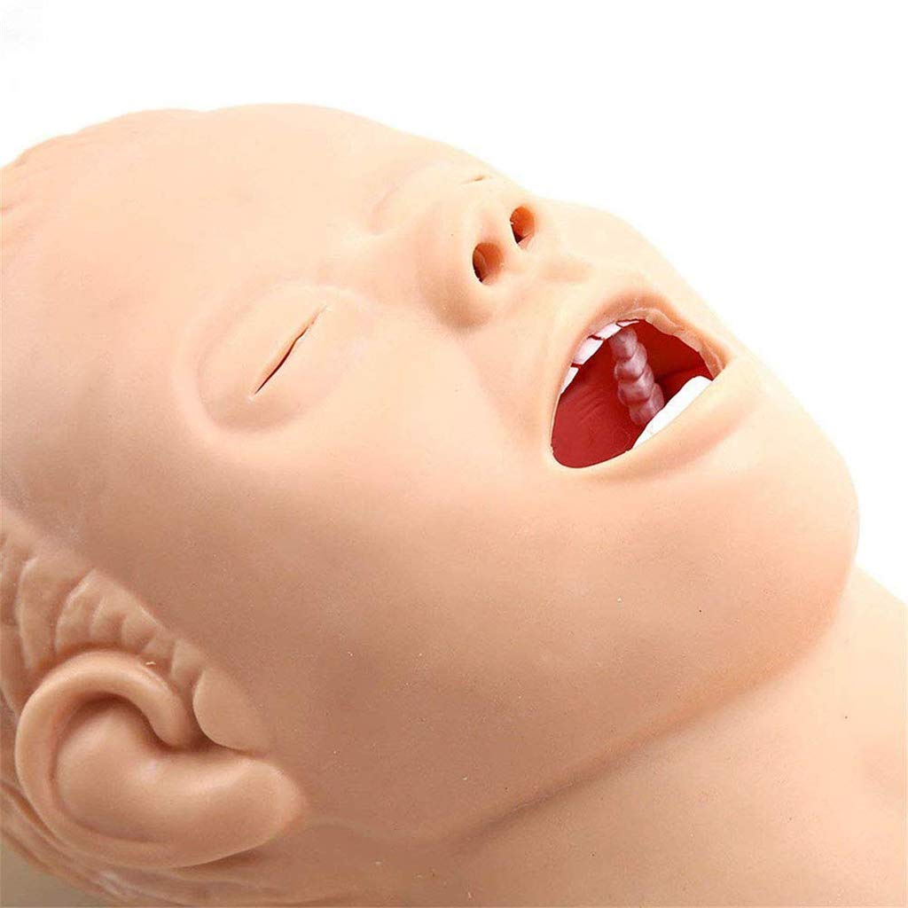 LUCKFY Oral Nasal Intubation Manikin Training Study Teaching Model Electronic Human Tracheal Intubation Model Airway Management Trainer Simulator