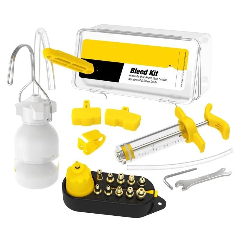 Bike Repair Tool Kit Kit di spurgo dell'olio per Freni a Disco Idraulici per Bicicletta, Strumenti per la Riparazione dei Freni della Bici da Corsa MTB Attrezzi Bici(5)