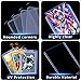 TRUGQ 200 Card Sleeves Toploads for Cards,3