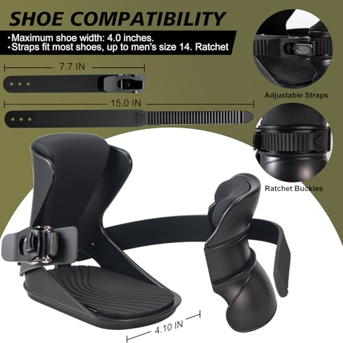 Image of Foot Dumbbell Attachment, Dumbbell Weights for Legs Holder, Weight Training for Legs, Adjustable│1-120 lbs, Leg&Core&All Around Workout, Left /Right Foot