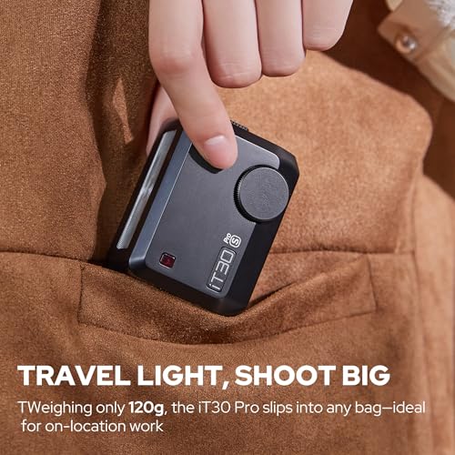 Image of GODOX iT30 Pro F TTL mini TTL Wireless Camera Flash Compatible for Fuji Cameras,2.4G Wireless Touchscreen Flash,Built-in Lithium Battery (Silver)