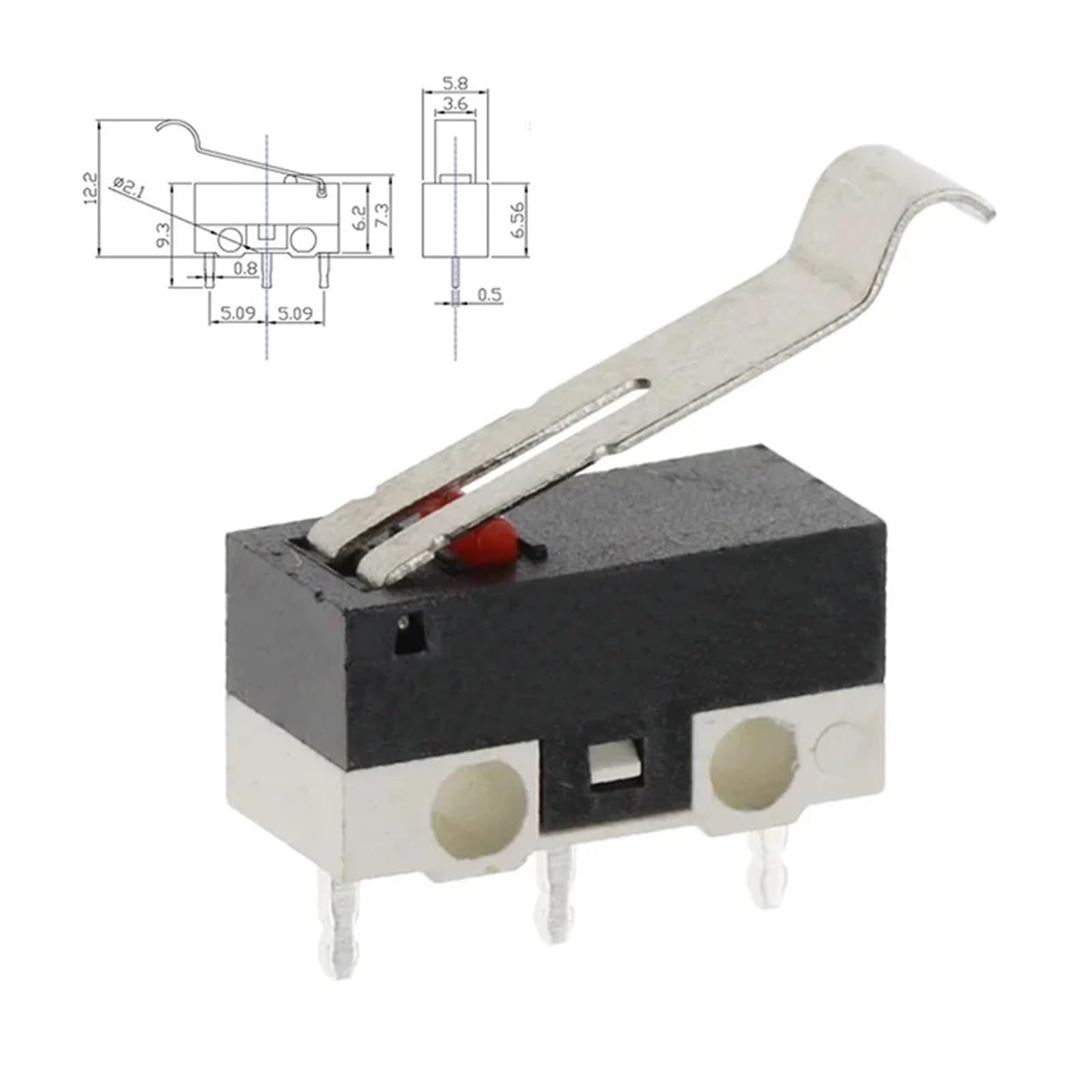 Mini micro finecorsa 20 pezzi C NO NC