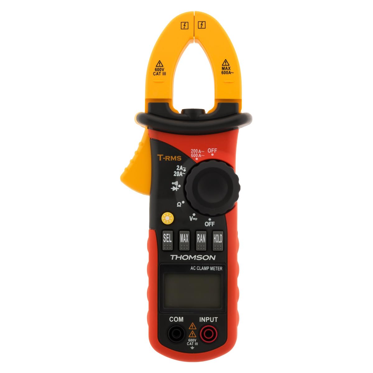 Thomson - Pinza amperométrica autocalibrada (8 funciones, CAT III, 600 V)