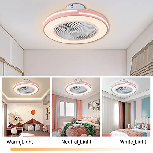 Ventilateur de plafond silencieux à pales fermées et télécommande - 6