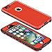 ImpactStrong Compatible with iPhone 6 Plus / 6S Plus Waterproof Case [Fingerprint ID Compatible] Slim Full Body Protection - Red
