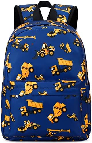 CAMTOP Preschool Backpack for Kids Boys Toddler Backpack Kindergarten School Bookbags (Engineering Navy)