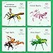KAZI Bugs Building Toy Set,Insect Collection Building Blocks with 8 Species Insects,STEM Bug Toys for Kids Age 8 9 10 11 12 Plus,Play and Display Gift Idea for Boys and Girls