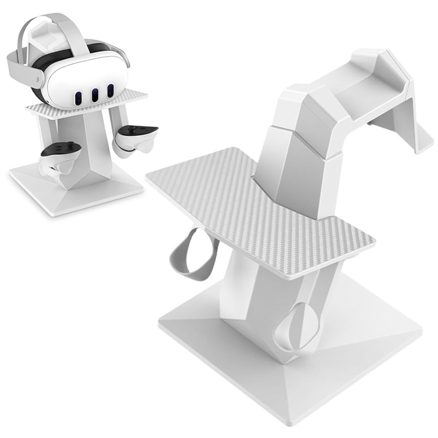 Glasses Storage Stand Non-Slip Desktop Holder for VR Headset & Controller Stand for Meta Quest 3 VR Accessories for Meta Quest 3/ Meta Quest Pro/Oculus Quest 2/ Oculus Quest Controller Stand VR Stand