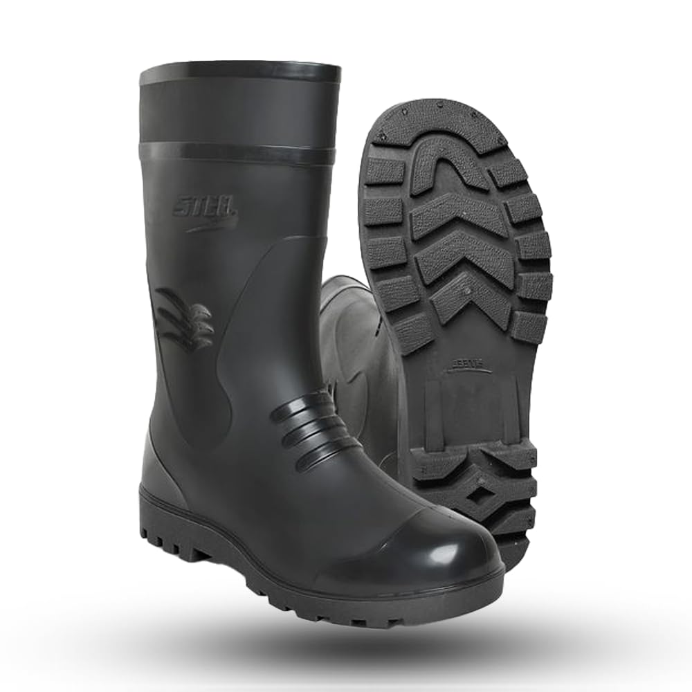ELECANT Industrial Work Boot for Harsh Environments, 12 Inch Height, Oil and Acid Resistant, Anti-Slip Outsole, Black (Black, 10) (B0D29BL12N) Amazon Price History, Amazon Price Tracker