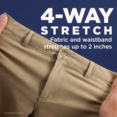 Haggar Men's Sport Travel Performance Short - 7 and 9 Inch Inseams Khaki - image 3