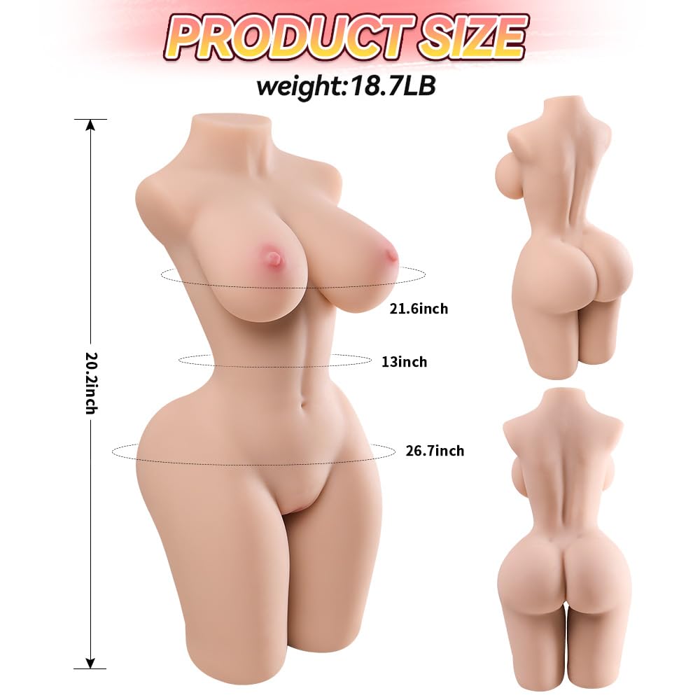 20 inch sex doll D Cup Lifelike Breast Sex Doll 21.65 inch main image 0