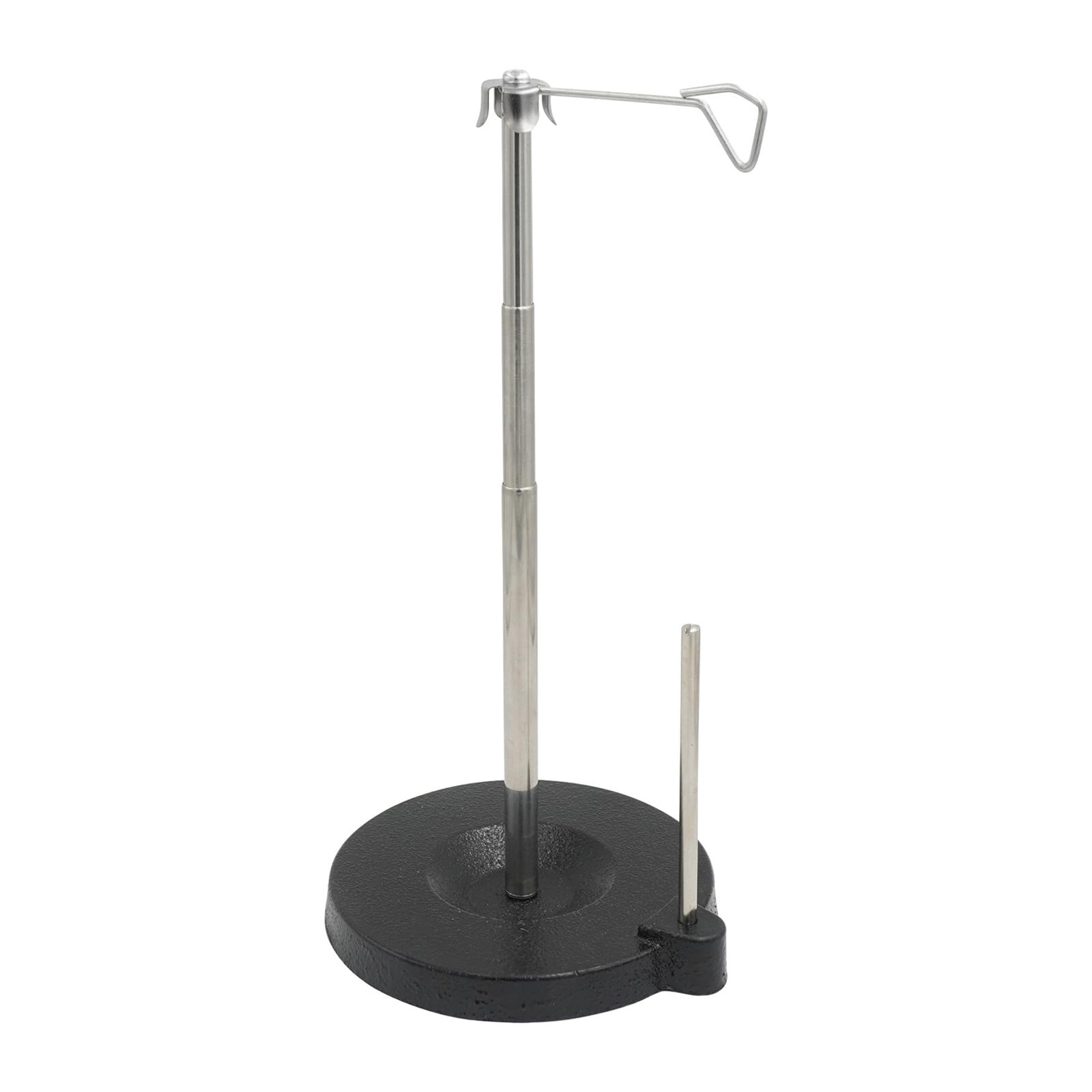 Jazuaiao Telescoping Thread Spool Holder with Metal Base Adjustable for Sewing Tailoring Metal Base Thread Holder