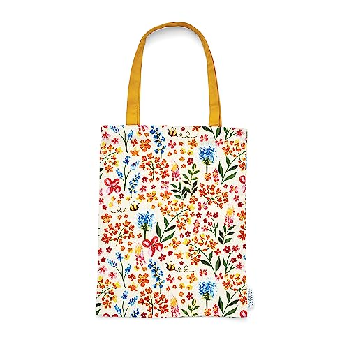 Cooksmart British Designed Tote Bag | Tote Bags With Handles Great For On The Go | Eco Friendly Option For Shopping Bags - Bee Happy Cooksmart British Designed Tote Bag | Tote Bags With Handles Great For On The Go | Eco Friendly Option For Shopping Bags - Bee Happy