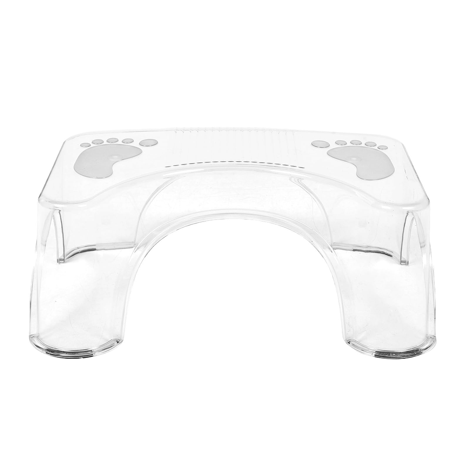 Taburete Entrenamiento del Baño Transparente Multifuncional de Pet Antideslizante Ligero y Moderno para Baño y Hogar Adecuado para Niños y Personas Mayores