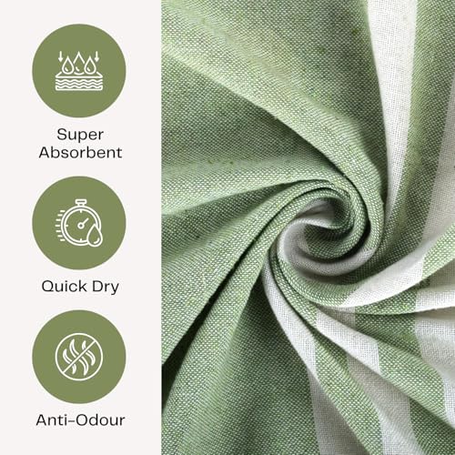 Image of Premium Hand Towels | 180 GSM Cotton Hand Towels | Hand Towel Set of 5 | Hand Towel for Gym | Soft Towels | Size 16W x 25L (Multicolor 4, Pack of 5)