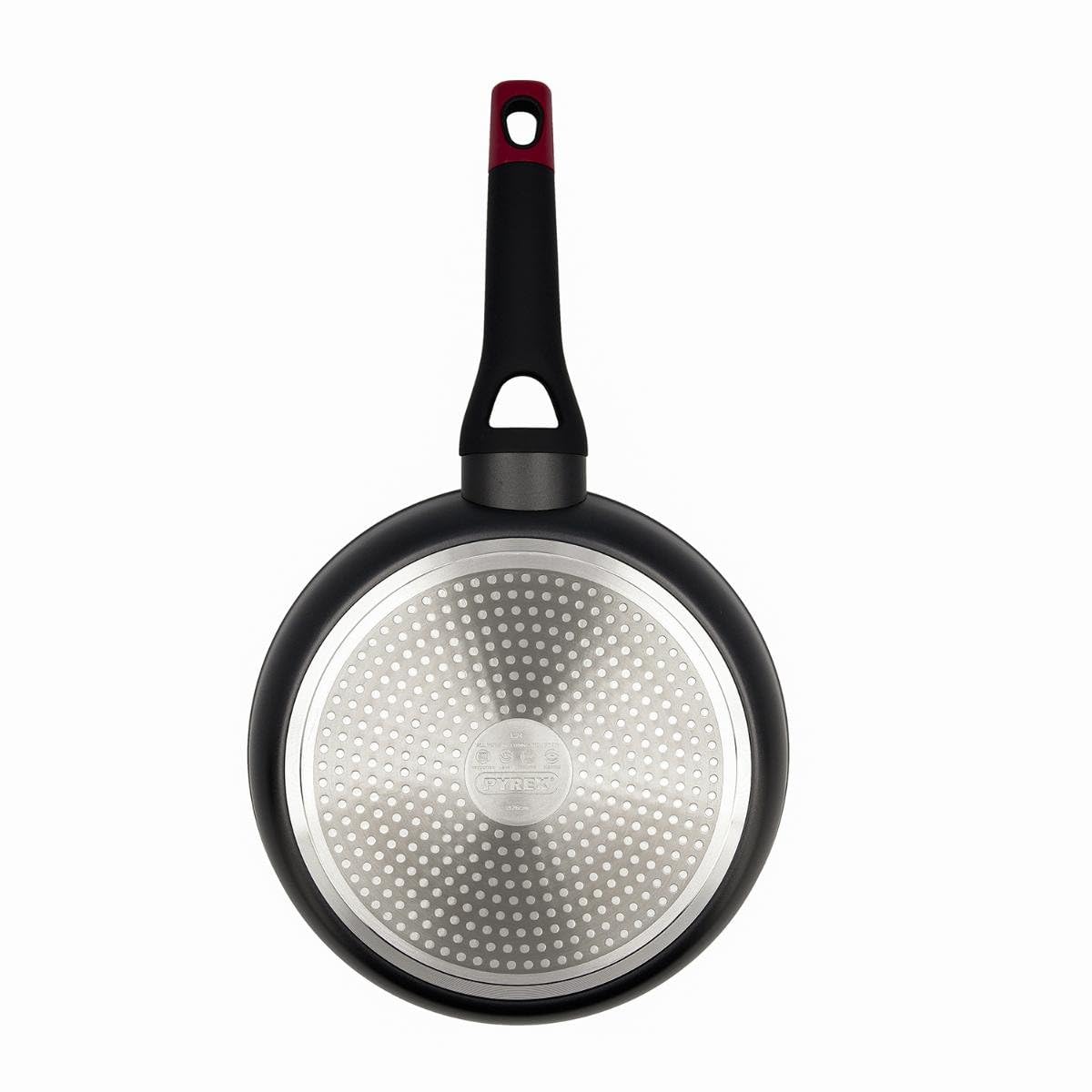 PYREX Optima+ Poêle Tous Feux dont Induction, Ø 26 cm, Aluminium Revêtement Antiadhésif, Manche Ergonomique, Cuisson Homogène, sans PFAS Nettoyage Facile