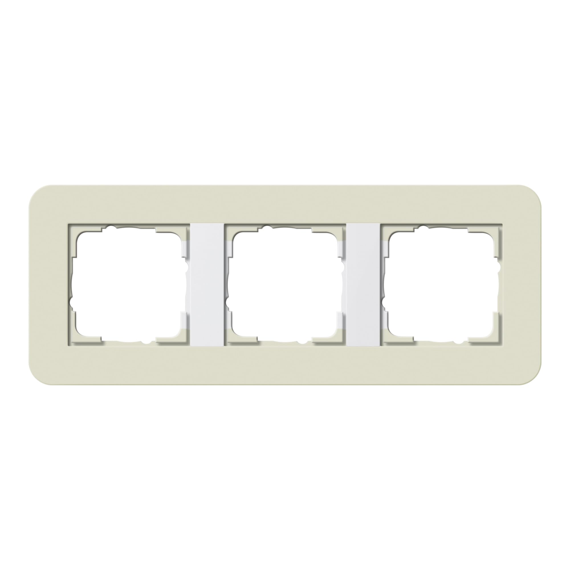 Cadre de finition Gira 0213417 plaque interrupteur sable blanc E3 - 3
