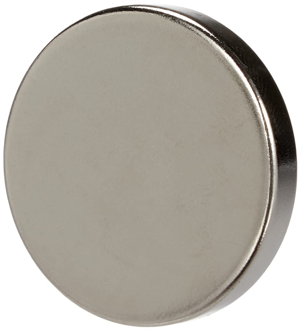 First4magnets Silver N42 Neodymium Magnet For Arts, Crafts, Model Making, Diy, Hobbies, Office, And Home - 30Mm Dia X 5Mm Thick - 12Kg Pull