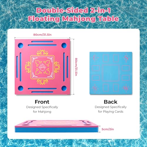 Mesa Flotante para Mahjong con Doble Cara 80 cm miniatura 4