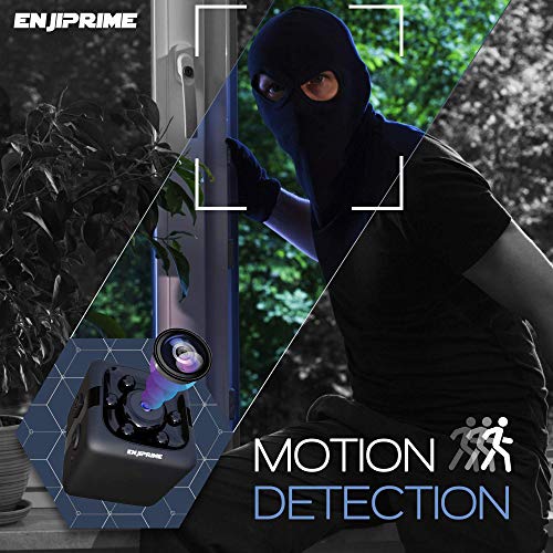 Spy Hidden Camera Nanny Cam - Mini Wireless Cop Cam Action Cameras for Indoor or Outdoor, Home Office or Car Video Recorder with 1080p HD Recording and Night Vision Monitoring Camera - Thumbnail 5