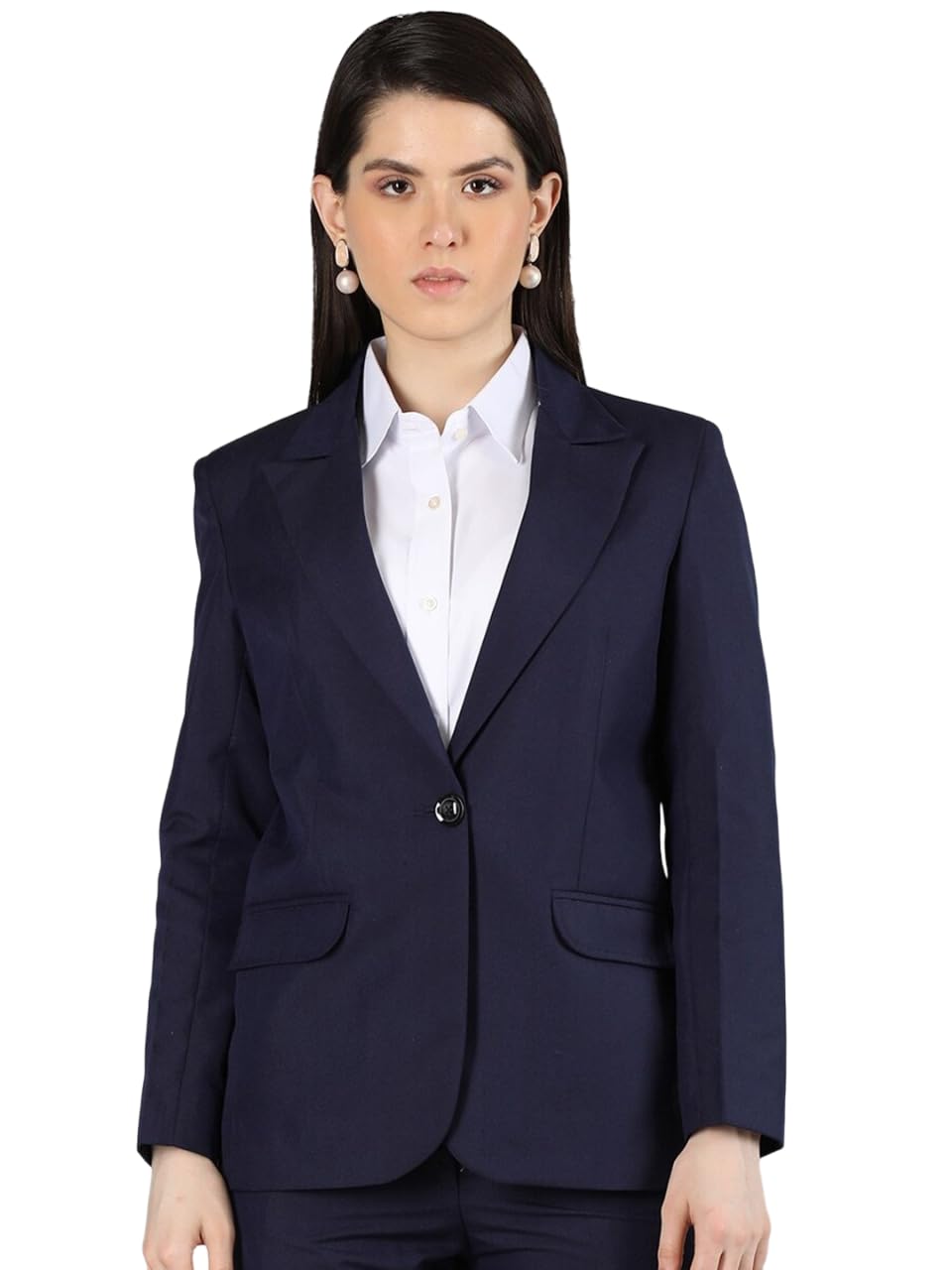 Blue Casual Blazer,Comfy Blazer,Long Sleeve Blazer,Classic Tailored Blazer, Blazer for Women, Formal Blazer10,Classy Blazer for Women.-picture-56