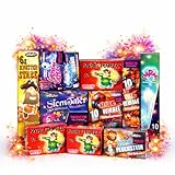 FLAME X BURN XXL Set 1x Kuddelmudel 180 Teile - 2025 für Silvester & Partys ideal für Jugendlichen & Kinder