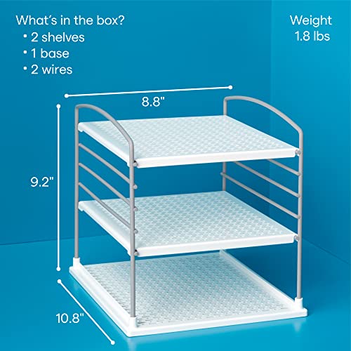 Youcopia Upspace Adjustable Box Organizer For Foil Wrap And Kitchen Cabinet Storage, Original, White #TOP3