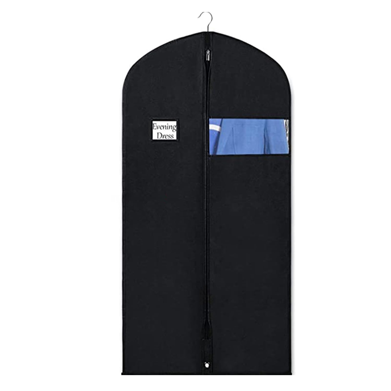 Ulafbwur Men's Black Gart Bag Business Card Holder Prevents Damage Space Saving Closet Storage Suit Bag Bedroom Supplies M