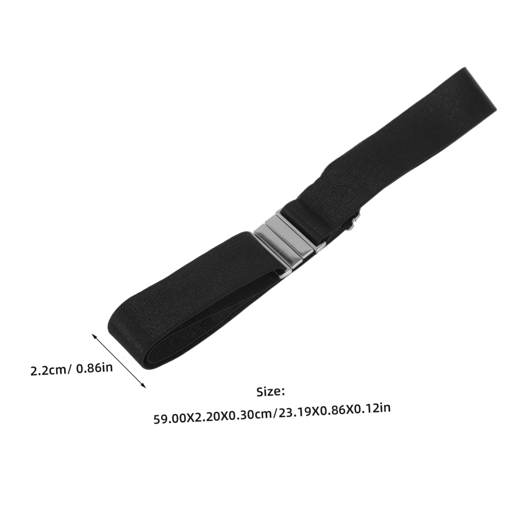 SHERCHPRY 2pcs Large Size for High Women Non-slip Sock Stay Belts Adjustable Sock Keeper Black Easy to Use