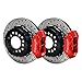 FDLI P/S Rear Kit, Drilled, Red