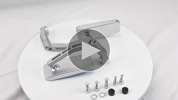 Amazon | Sporacingrts バイクミラー サイドミラー ブルーミラー
