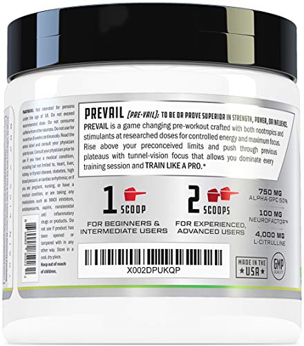 Cutler Nutrition Laser Focus Pre Workout Powder Prevail Preworkout For Men & Women For Intense Endurance Focus And Energy With Caffeine L-Tyrosine And Alpha Gpc | Sour Lime Gummy (40 Servings) #TOP2