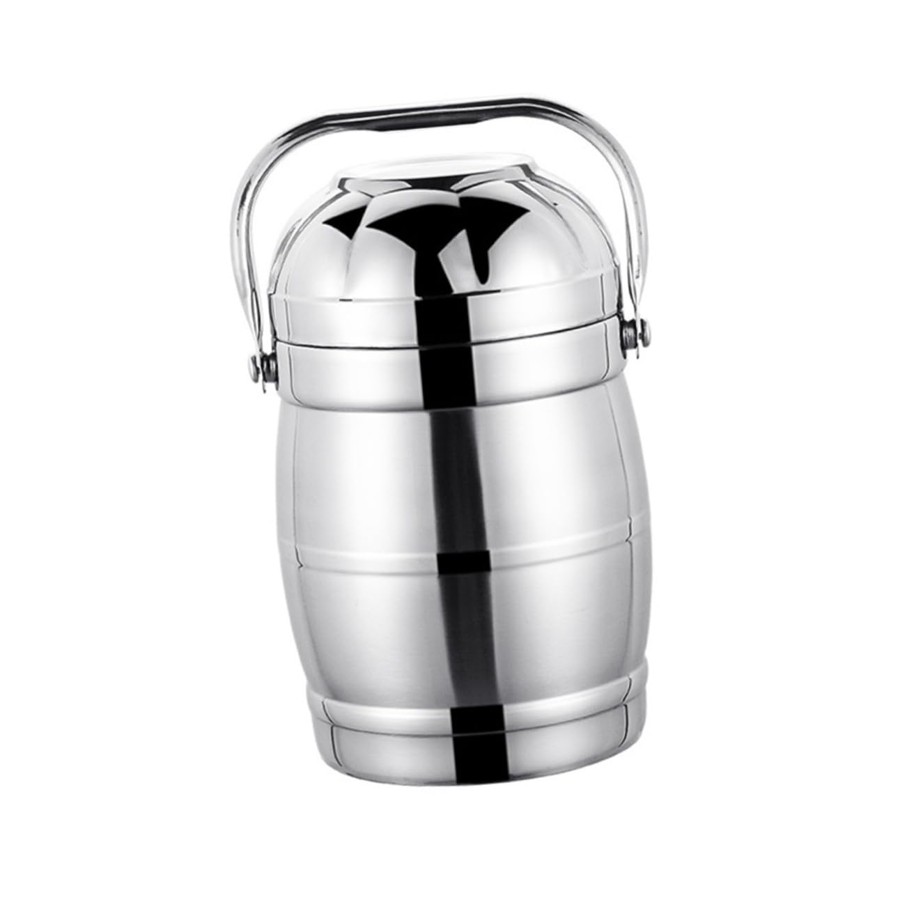 Boîte à lunch isotherme double compartiment 2,2l inox POPETPOP