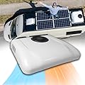 RV Rooftop Air Conditioner w/Heat 12 Volt, Campervan 13000BTU 12V Air Conditioner, Rapid Cooling 12 Volt Air Conditioner 2 in 1 for Van, RV, Yacht, Golf Carts, Road Machine, Caravan, Buses