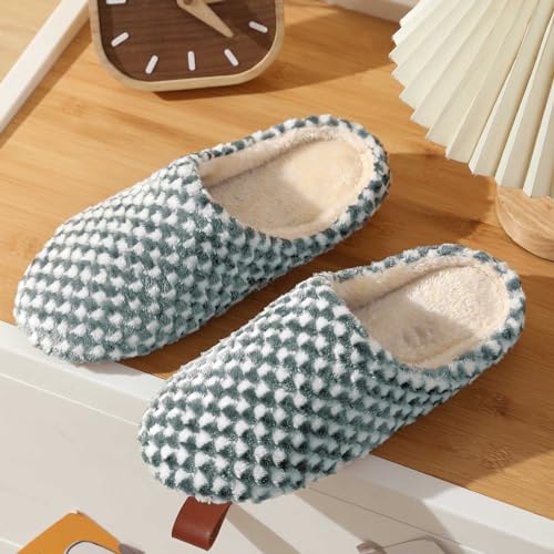 Womens House Slippers with Arch Support Comfort Non-Slip Fluffy Slippers Cozy Soft Plush Fleece Lined Warm Shoes Indoor and Outdoor2