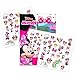 Disney Tattoos Party Favor Set for Girls - 150 Temporary Tattoos Featuring Minnie Mouse, Disney Princess and Frozen with Stickers (6 Tattoo Sheets)