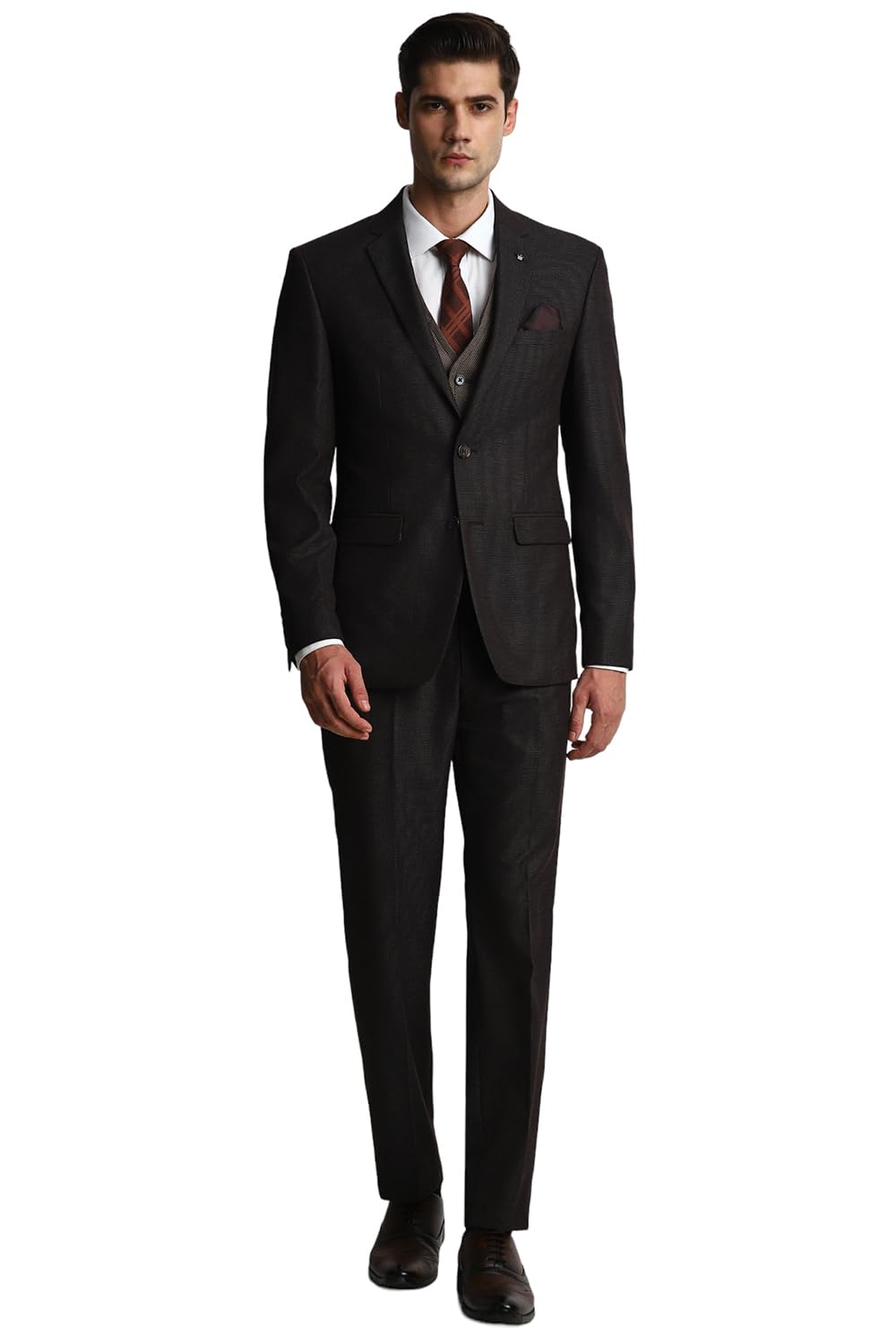 louis philippe Men's Polyester Blend Three Piece Suit-Dress Set-picture-27