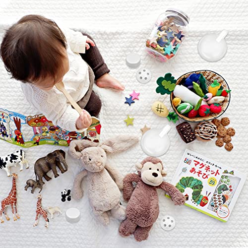 Kuscheltiere Quietscher Rasselbällen, Knisterfolie Rassel zum Einnähen, Baby Rasselkugeln Rasseldosen Einnähen Füllmaterial Spielzeug, Babyspielzeugzubehör, Stofftiere Noise Squeakers, 24 Stück