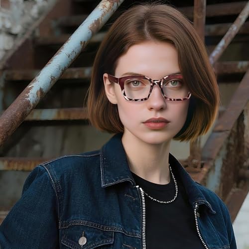 Image of JOSCHOO 3 Pack Reading Glasses Blue Light Blocking Computer Spring Hinge Readers for Women Men